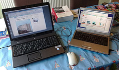Laptop and macbook